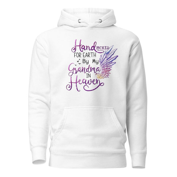 Hand Picked Women Graphic Hoodie - White - S - ArtyKoala