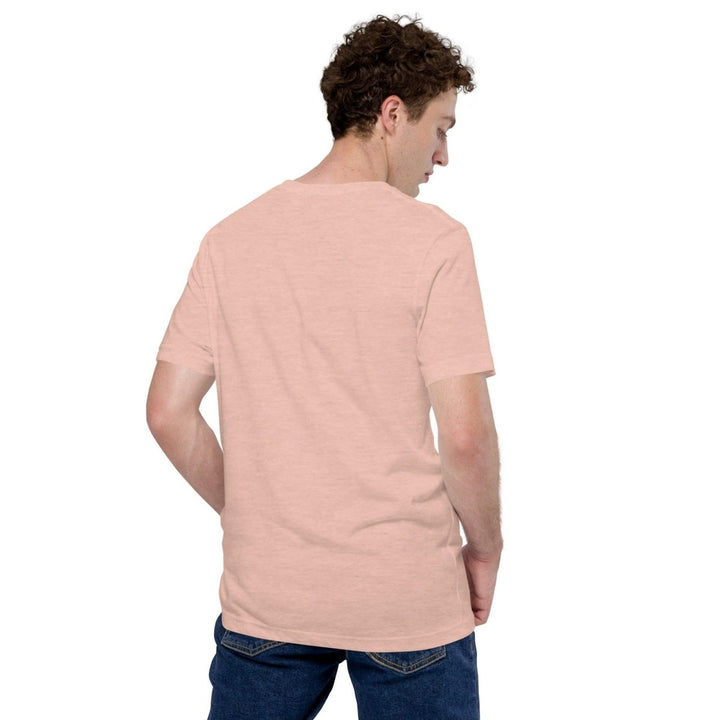 Handsome Dad Graphic Tee - Heather Prism Peach - S - ArtyKoala