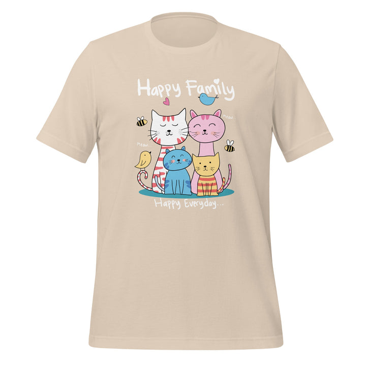 Happy Family Premium Unisex T-shirt - Soft Cream / S - ArtyKoala