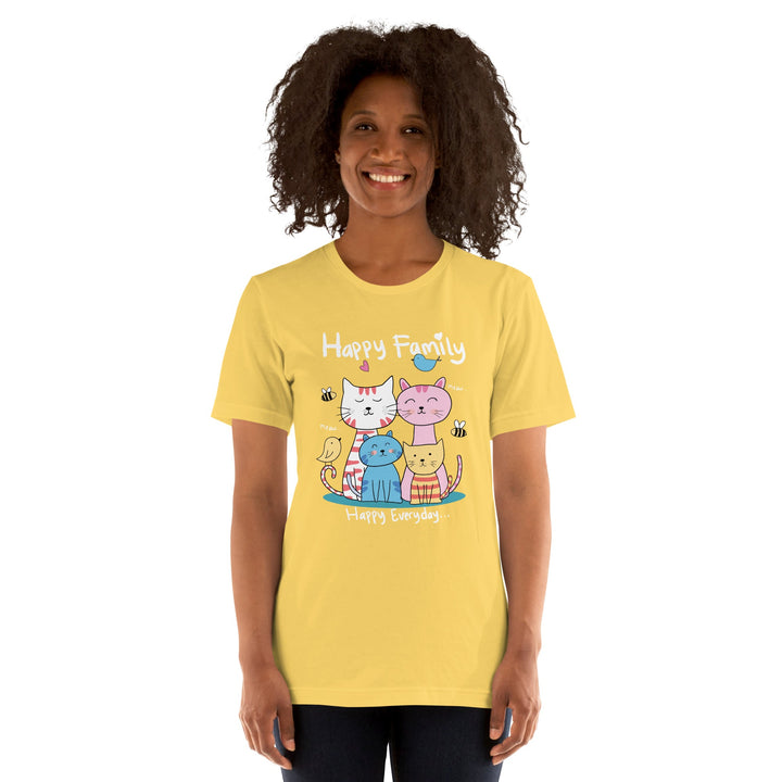 Happy Family Premium Unisex T-shirt - ArtyKoala