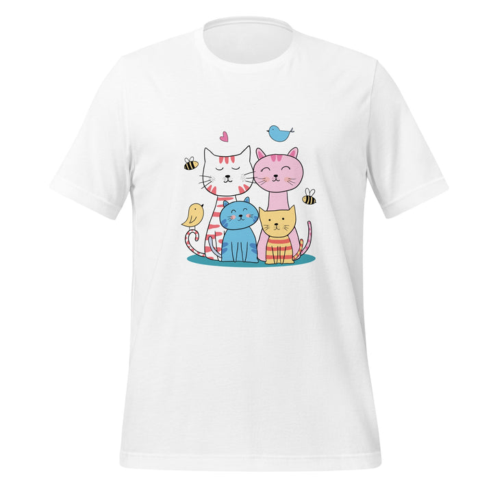 Happy Family Premium Unisex T-shirt - White / S - ArtyKoala