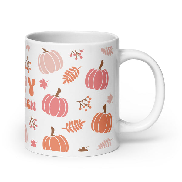 Happy Halloween White glossy mug - 20 oz - ArtyKoala