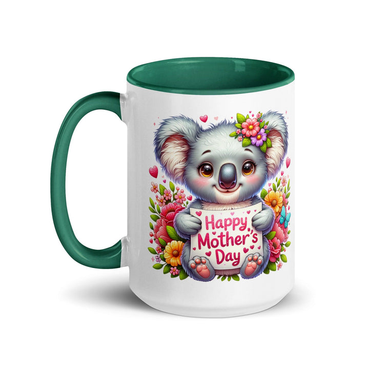 Happy Mother's Day Mug with Color Inside - ArtyKoala