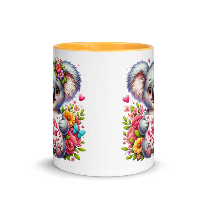 Happy Mother's Day Mug with Color Inside - ArtyKoala