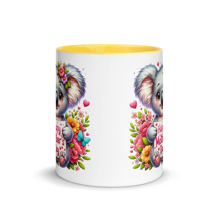 Happy Mother's Day Mug with Color Inside - ArtyKoala