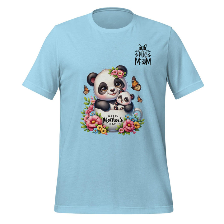 Happy Mother's Day Pug Mom Women Premium T-shirt - Ocean Blue / S - ArtyKoala