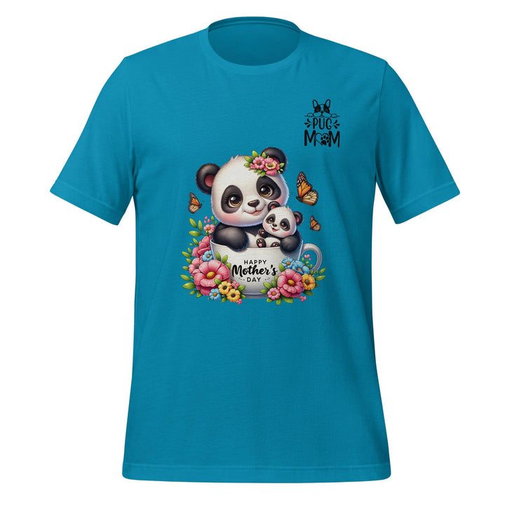 Happy Mother's Day Pug Mom Women Premium T-shirt - Aqua / S - ArtyKoala