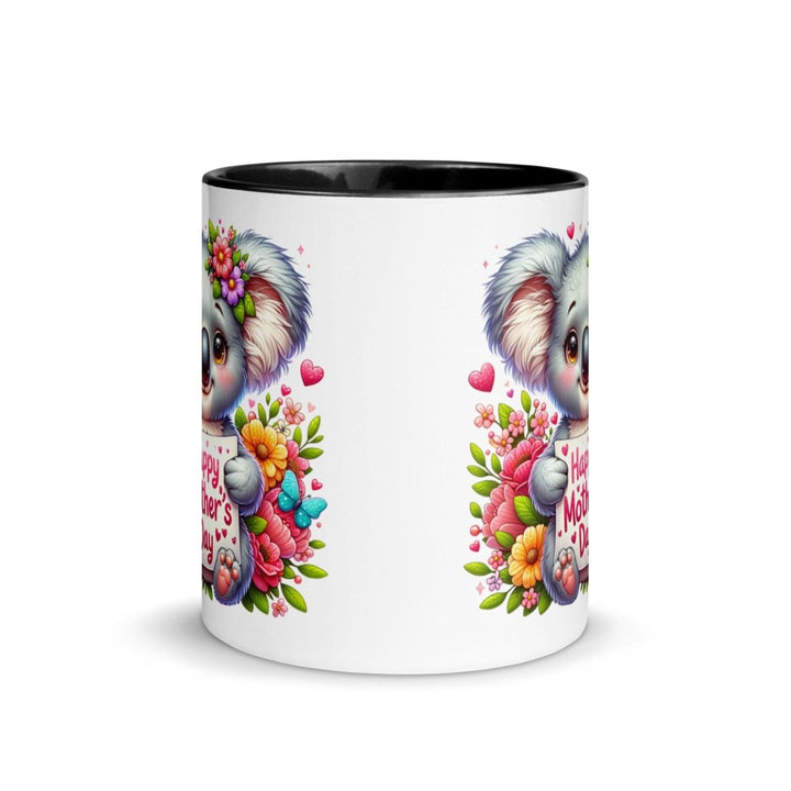Happy Mother's Day Colorful Print Mug - Black - 11 oz - ArtyKoala