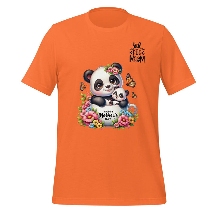 Happy Mother's Day Pug Mom Women Premium T-shirt - Orange / S - ArtyKoala