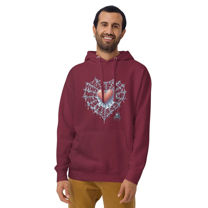 Heart Closed to Love Graphic Hoodie - Navy Blazer - S - ArtyKoala