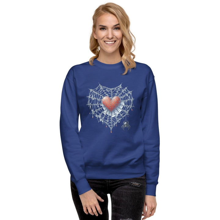 Heart Closed to Love Graphic Sweatshirt - Team Royal - S - ArtyKoala