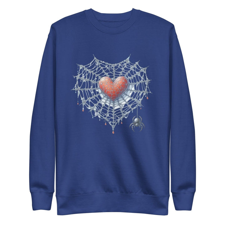 Heart Closed to Love Graphic Sweatshirt - Team Royal - S - ArtyKoala