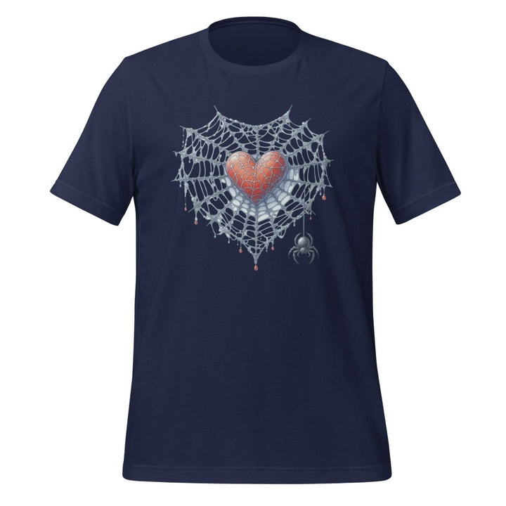 Heart Closed to Love Graphic Tee - Navy - XS - ArtyKoala