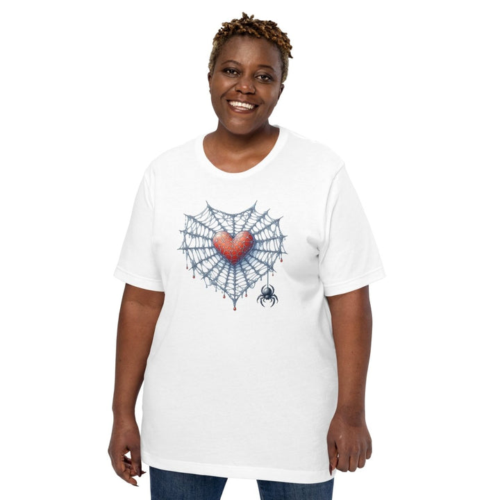 Heart Closed to Love Graphic Tee - White - XS - ArtyKoala