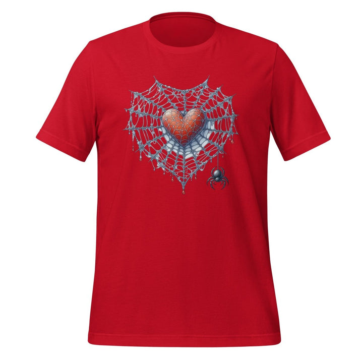 Heart Closed to Love Graphic Tee - Red - XS - ArtyKoala