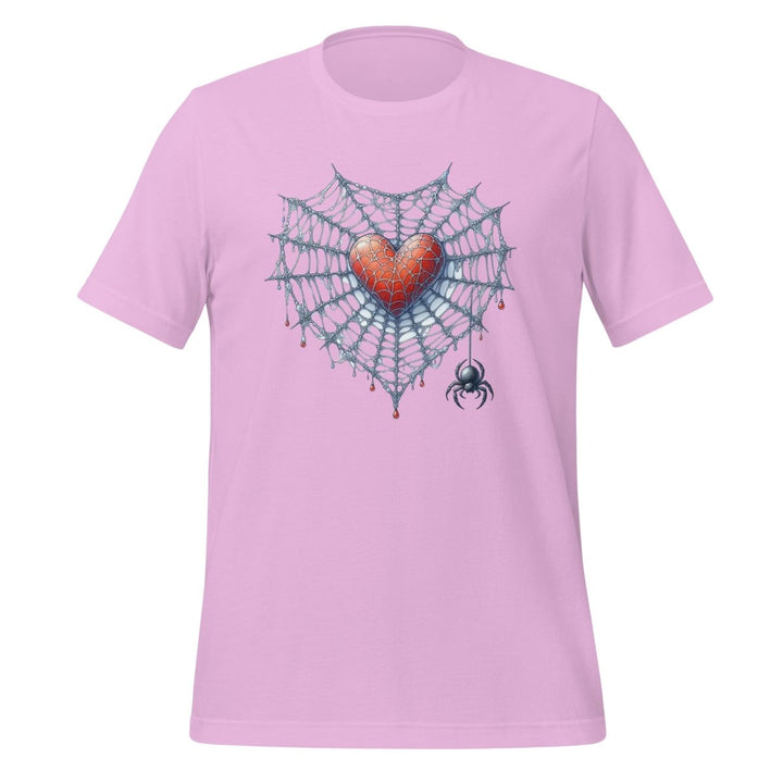 Heart Closed to Love Graphic Tee - Lilac - S - ArtyKoala