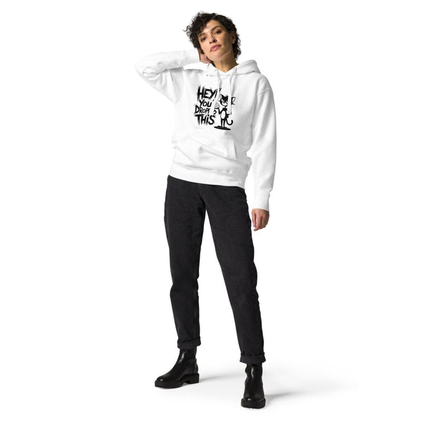 Hey You Drop This Cool Graphic Hoodie - Purple - S - ArtyKoala