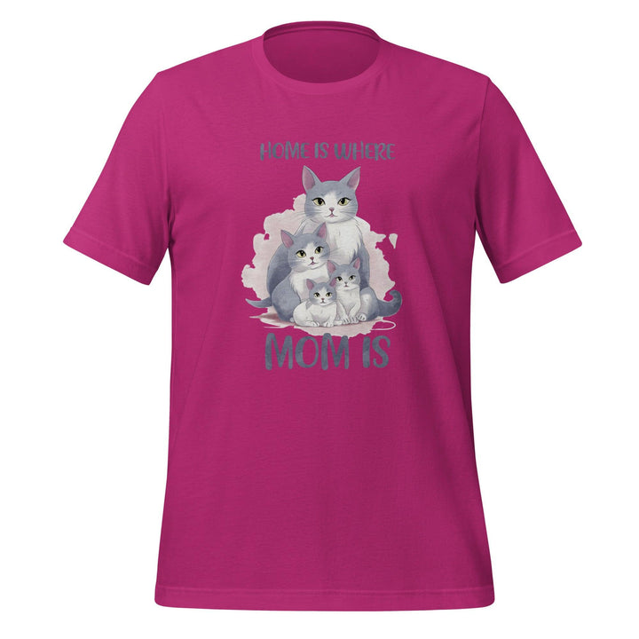 Home Is Where Mom Is Woman Premium T-shirt - Berry / S - ArtyKoala