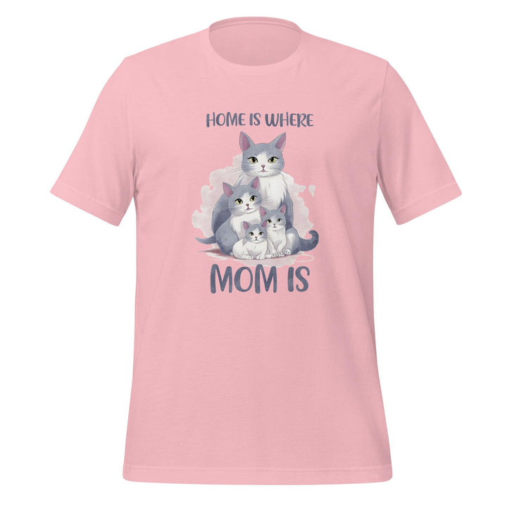 Home Is Where Mom Is Woman Premium T-shirt - Pink / S - ArtyKoala