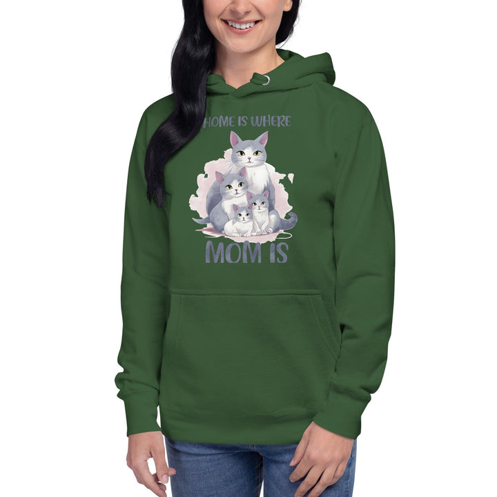 Home Is Where Mom Women Premium Hoodie - ArtyKoala