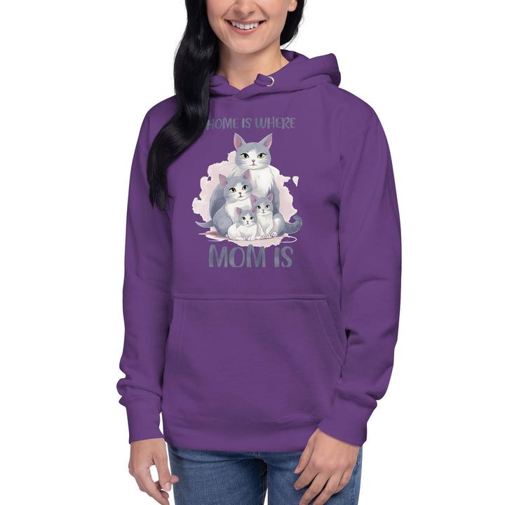 Home Is Where Mom Women Premium Hoodie - ArtyKoala