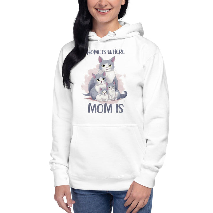 Home Is Where Mom Women Premium Hoodie - ArtyKoala