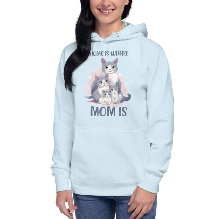 Home Is Where Mom Women Premium Hoodie - ArtyKoala