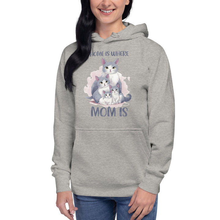 Home Is Where Mom Women Premium Hoodie - ArtyKoala