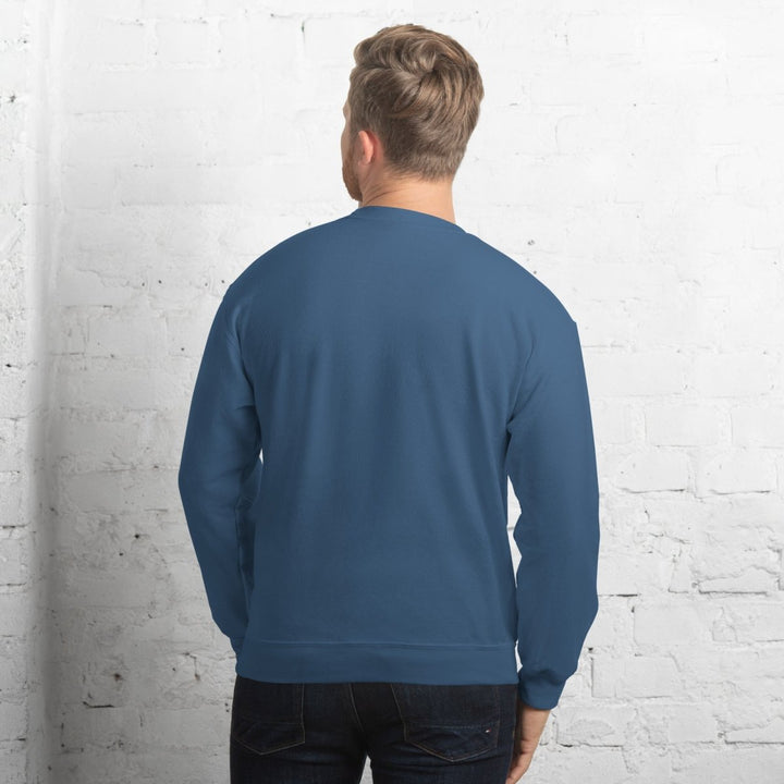 I Fear Nobody Graphic Sweatshirt - Indigo Blue - S - ArtyKoala