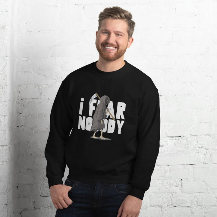 I Fear Nobody Graphic Sweatshirt - Black - S - ArtyKoala