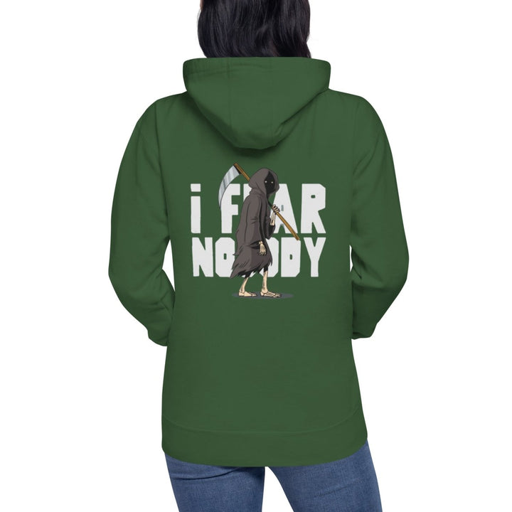 I Fear Nobody (II) Graphic Hoodie - Forest Green - S - ArtyKoala