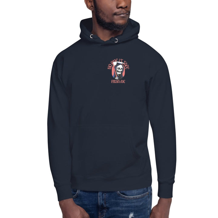I Fear Nobody (II) Graphic Hoodie - Navy Blazer - S - ArtyKoala