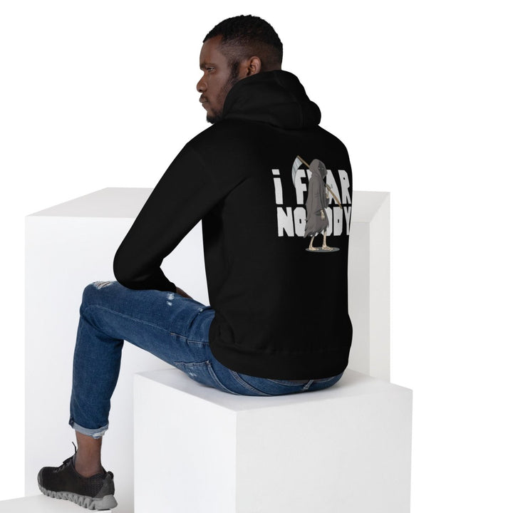 I Fear Nobody (II) Graphic Hoodie - Black - S - ArtyKoala