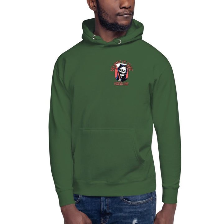 I Fear Nobody (II) Graphic Hoodie - Forest Green - S - ArtyKoala