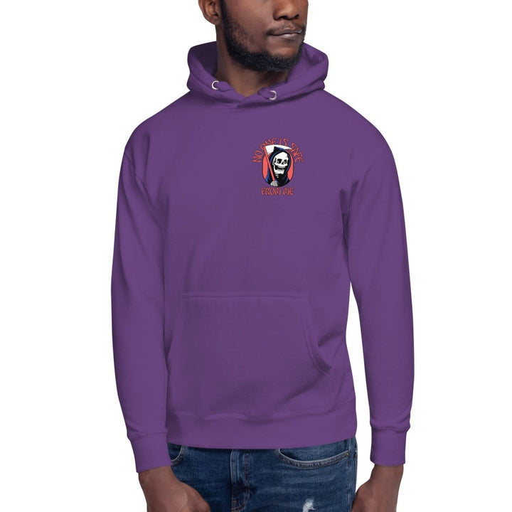 I Fear Nobody (II) Graphic Hoodie - Purple - S - ArtyKoala