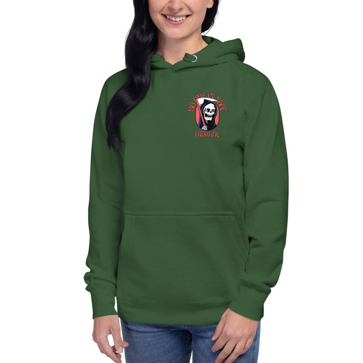 I Fear Nobody (II) Graphic Hoodie - Forest Green - S - ArtyKoala