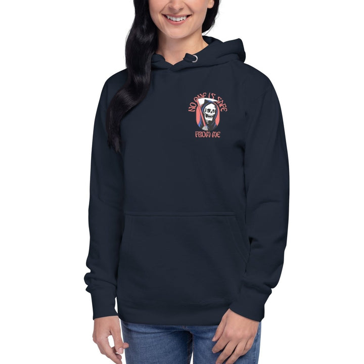 I Fear Nobody (II) Graphic Hoodie - Navy Blazer - S - ArtyKoala