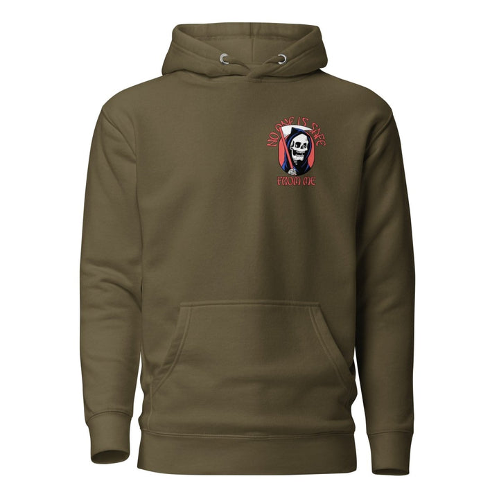 I Fear Nobody (II) Graphic Hoodie - Military Green - S - ArtyKoala