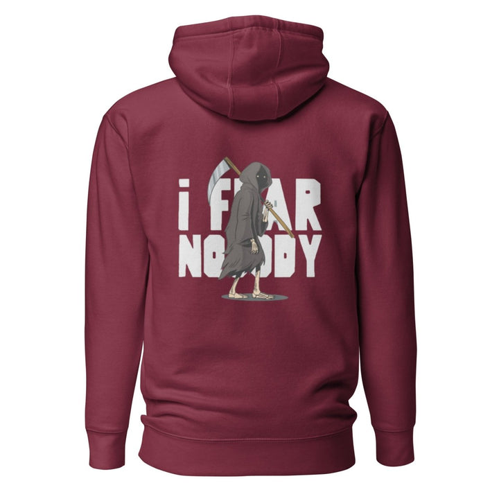 I Fear Nobody (II) Graphic Hoodie - Navy Blazer - S - ArtyKoala