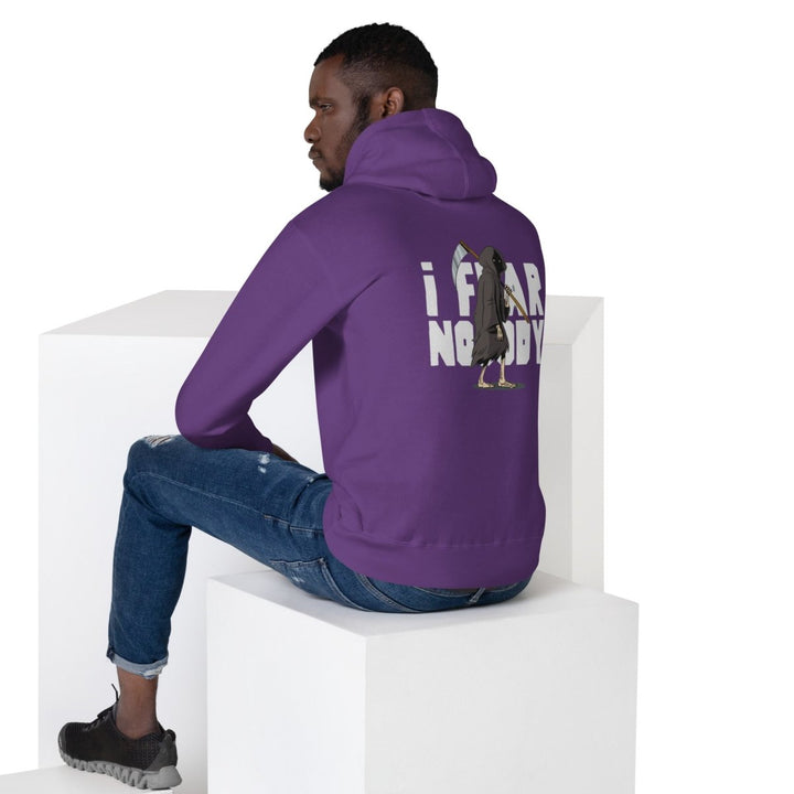 I Fear Nobody (II) Graphic Hoodie - Purple - S - ArtyKoala