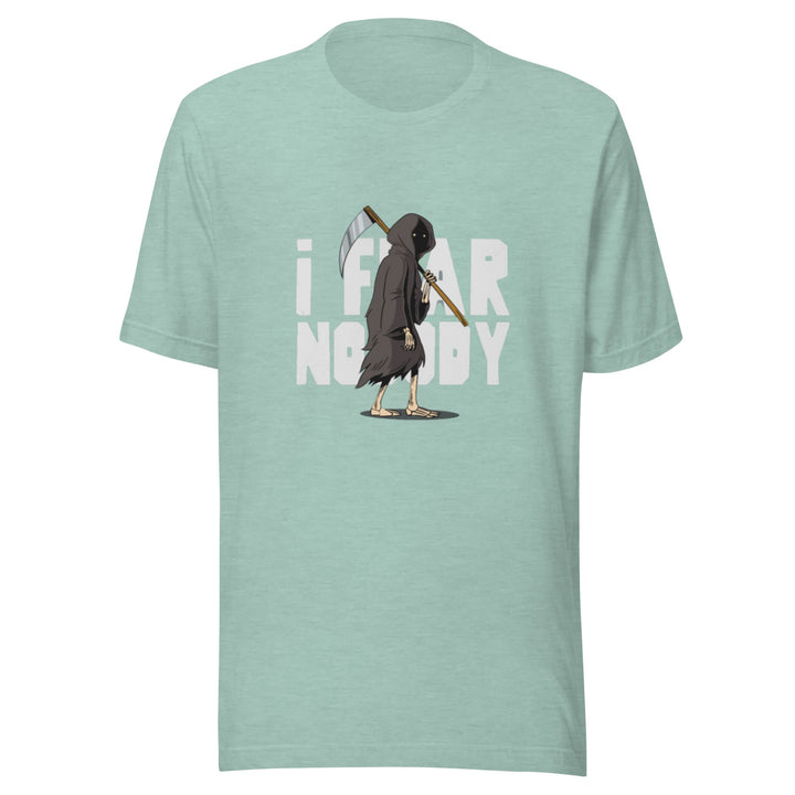 I Fear Nobody Unisex Premium T-shirt - Heather Prism Dusty Blue / S - ArtyKoala