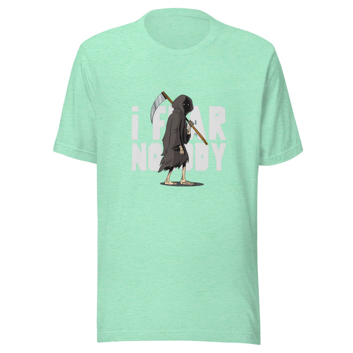 I Fear Nobody Unisex Premium T-shirt - Heather Mint / S - ArtyKoala