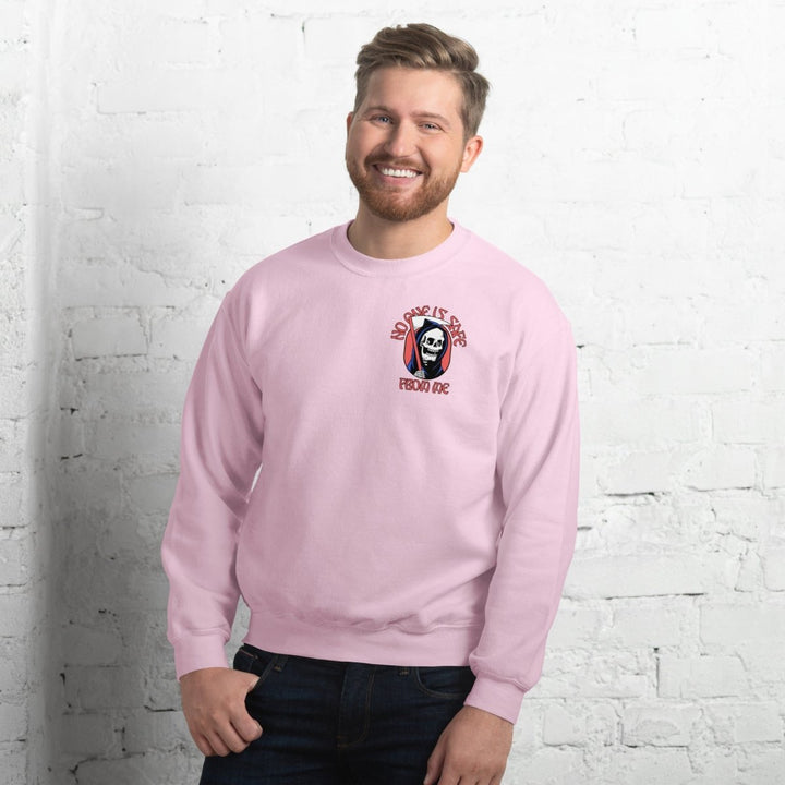 I Fear Nobody(II) Graphic Sweatshirt - Light Pink - S - ArtyKoala