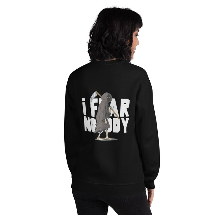 I Fear Nobody(II) Graphic Sweatshirt - Black - S - ArtyKoala