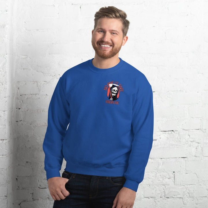 I Fear Nobody(II) Graphic Sweatshirt - Royal - S - ArtyKoala