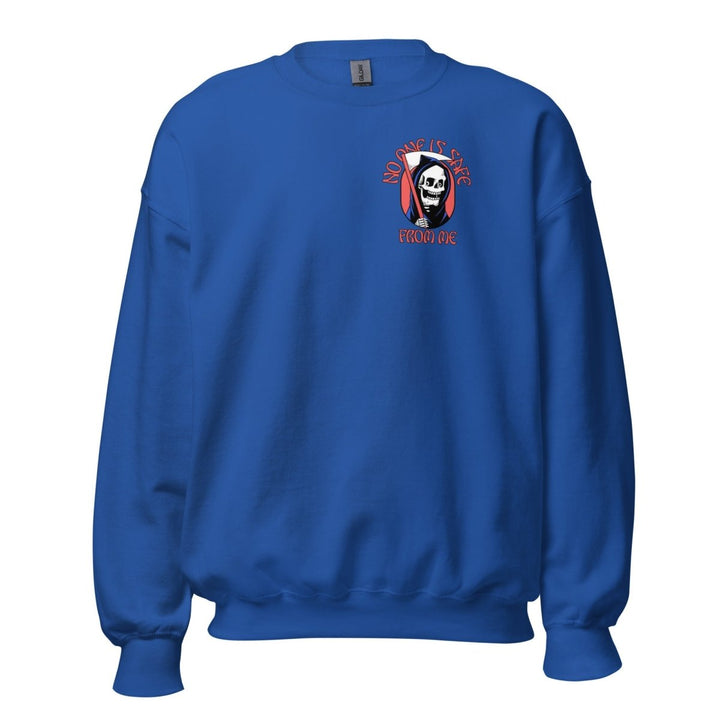 I Fear Nobody(II) Graphic Sweatshirt - Royal - S - ArtyKoala