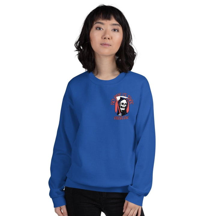 I Fear Nobody(II) Graphic Sweatshirt - Royal - S - ArtyKoala