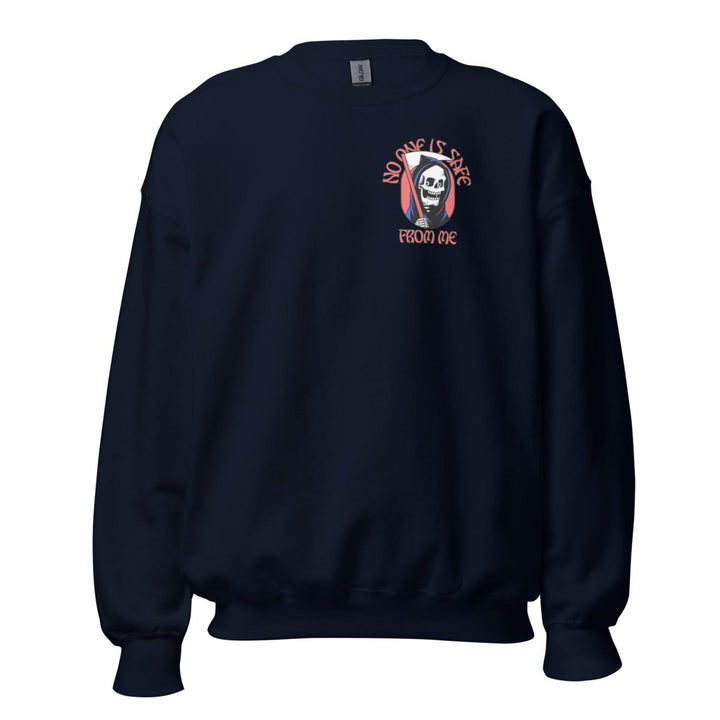 I Fear Nobody(II) Graphic Sweatshirt - Navy - S - ArtyKoala
