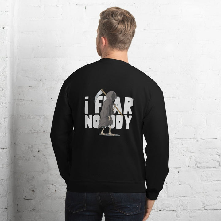 I Fear Nobody(II) Graphic Sweatshirt - Black - S - ArtyKoala