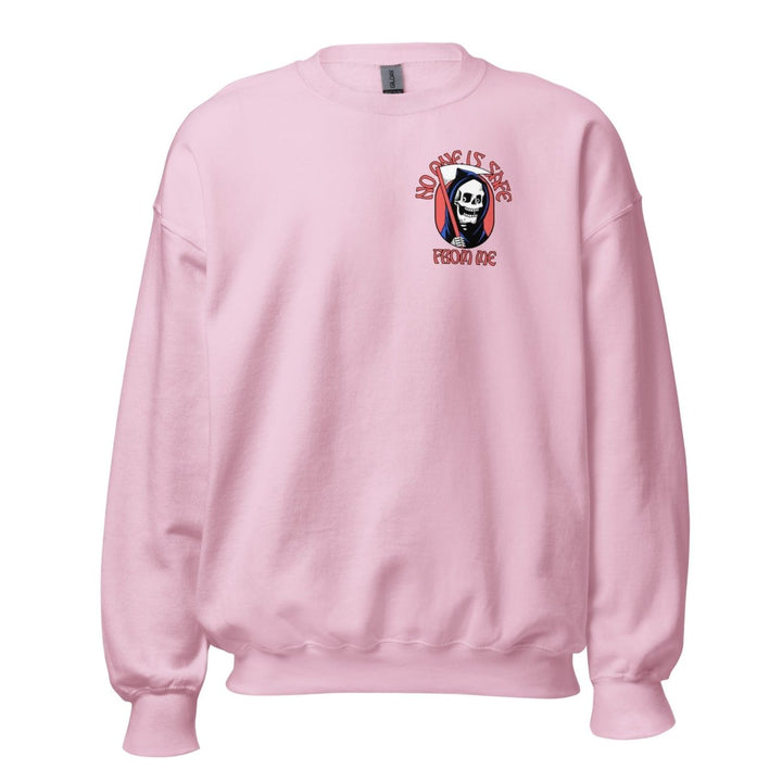 I Fear Nobody(II) Graphic Sweatshirt - Light Pink - S - ArtyKoala